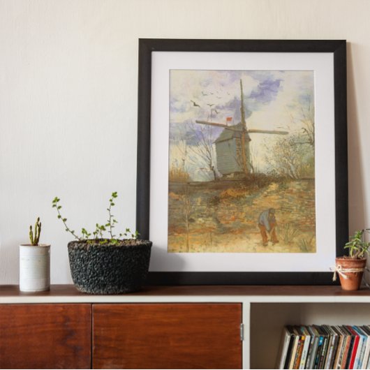 Le Moulin Galette by Vincent vanゴッホ,ウィンドミルズ ポスター