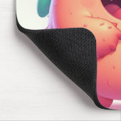 “Le p’tit monstre mangeur de donut“ マウスパッド (コーナー)