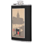 Le PantheonのアールデコSceneParis、フランス フラスク (左)