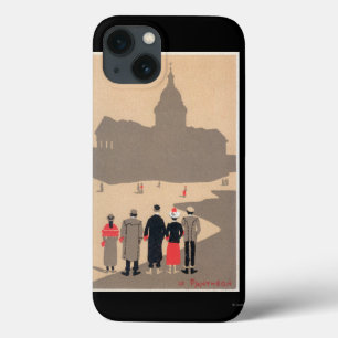 Le PantheonのアールデコSceneParis、フランス iPhone 13ケース