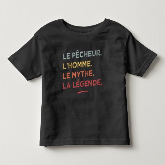 Le pêcheur l'homme le mythe la légende トドラーTシャツ (正面)