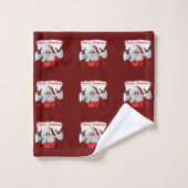  Le père noël cool  バスタオルセット (ウォッシュタオル)