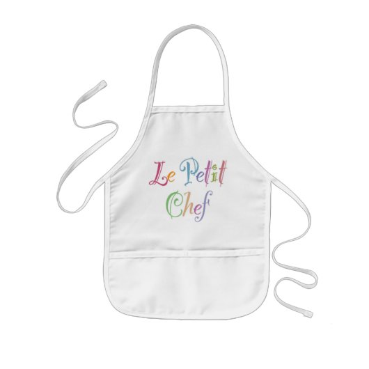 Le Petit Chefの子供のエプロン 子供用エプロン (正面)