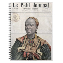 Le Petit Journalのエチオピアの皇后のTaytuのノート ノートブック