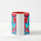 Le poisson va-t-il mordre à l'hameçon ? マグカップ (中央)