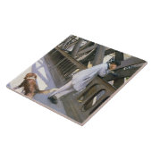 Le Pont de L'Europe: 休息の人およびaの詳細 タイル (側面)