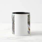 Le Pont de L'Europe: 休息の人およびaの詳細 マグカップ (中央)