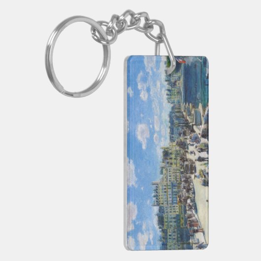 Le Pont-NeufのパリピエールAugusteルノアールの絵を描くこと キーホルダー (正面左)