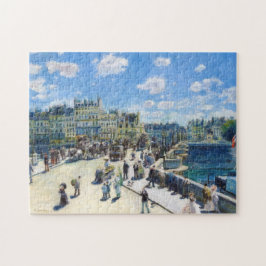 Le Pont-NeufのパリピエールAugusteルノアールの絵を描くこと ジグソーパズル