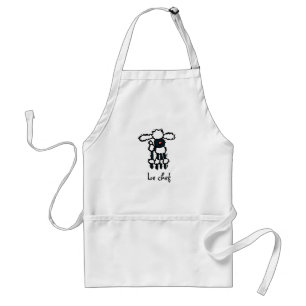 Le Poodle Chefのエプロン スタンダードエプロン