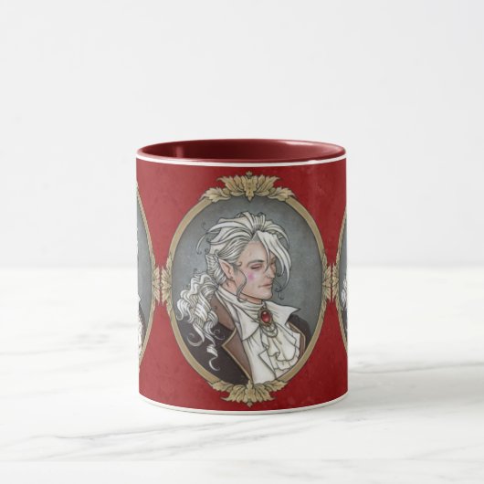 Le Portrait Duの吸血鬼のゴシック様式マグ マグカップ (中央)