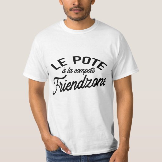 le pote à la compote friendzone tシャツ (正面)