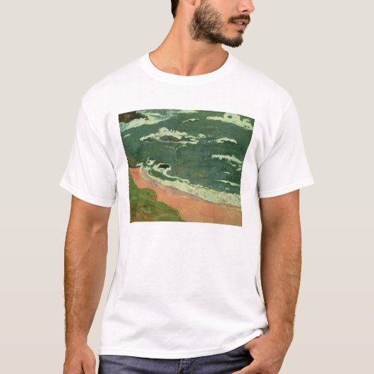 Le Pouldu 1889年のポール・ゴーギャン|のビーチ Tシャツ (正面)