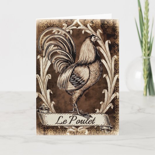 Le Poulet カード (正面)