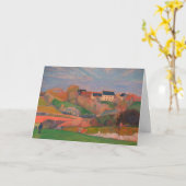 Le Poullduの風景空白の: カード (黄色い花)