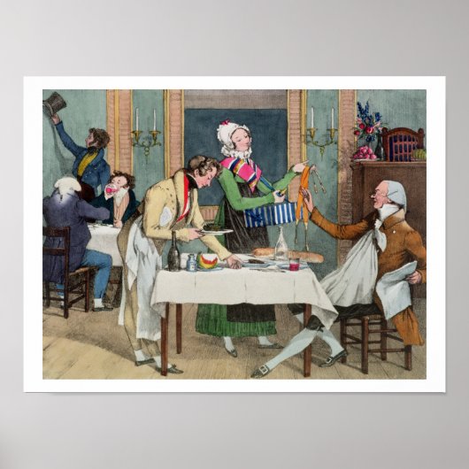 Le Restaurant, pub. by Rodwell and Martin, 1820 (c ポスター (正面)