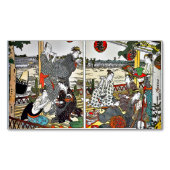 Le Restaurant Shikian, version Comics マグネット名刺 (正面)