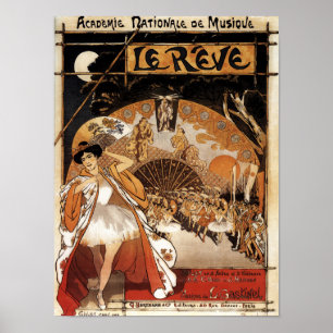 Le Reve Balletの性能のオペラハウス ポスター