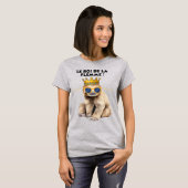 Le Roi de la Flemme – Illustration Singe Paresseux Tシャツ (正面フル)