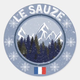 Le Sauze Station de Ski ラウンドシール