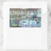 Le Sidaner: Gerberoyのバラ付きテーブル 長方形シール (バッグ)