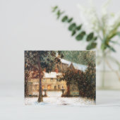 Le Sidaner: House in Snow ポストカード (スタンド正面)