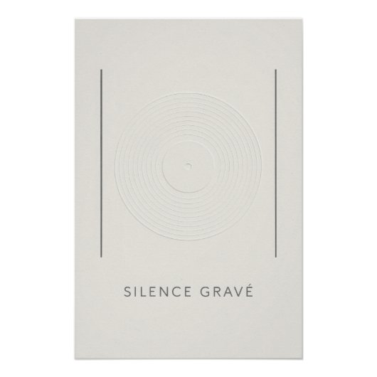 Le Silence du Vinyle - Poster ポスター (正面)