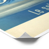 Le soleil fait du ski en France, Ski Poster ポスター (角)