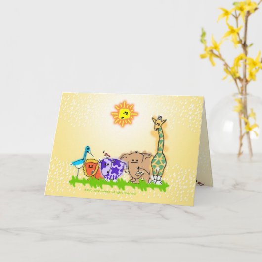 Le Soleil、le soleil カード (黄色い花)