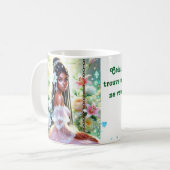 Le succès commence avec un bon café, belle tasse コーヒーマグカップ (正面左)