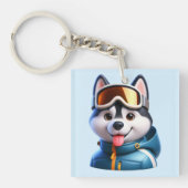 Le Super Husky Aventurier キーホルダー (正面)