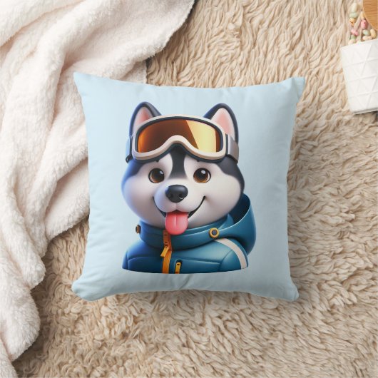 Le Super Husky Aventurier クッション (ブランケット)