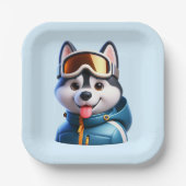 Le Super Husky Aventurier ペーパープレート (正面)