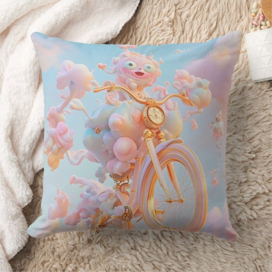 Le Temps Est Une Blague Time Is a Joke  クッション (ブランケット)