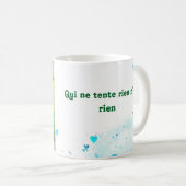 Le thé du succès, servi chaud, superbe tasse コーヒーマグカップ (正面右)