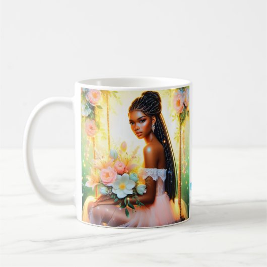 Le thé du succès, servi chaud, superbe tasse コーヒーマグカップ (左)