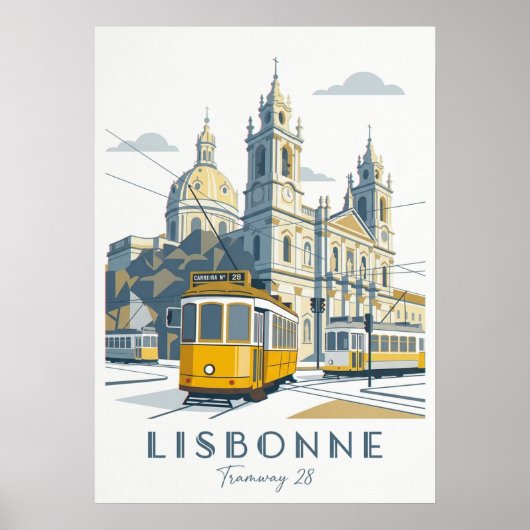 Le Tram 28 de Lisbonne – Une icône du Portugal ポスター (正面)