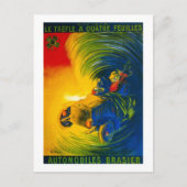 Le Trefle A Quatre Feuilles – 自動車ブラジエ ポストカード (正面)