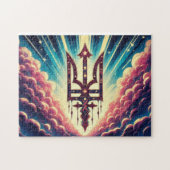 Le trident Ukrainien ジグソーパズル (横)