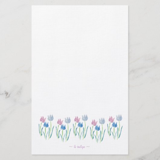 le tulipe 便箋 (正面)