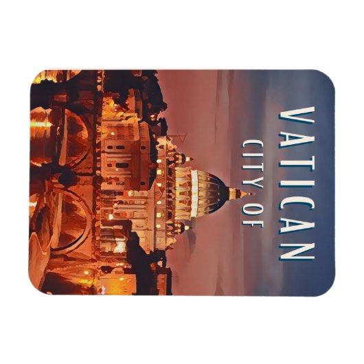 Le Vatican : un musée à ciel ouvert マグネット (横)