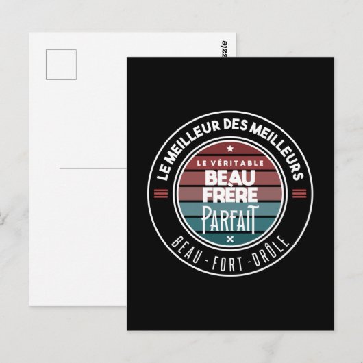 Le véritable beau frère parfait ポストカード (正面/裏面)