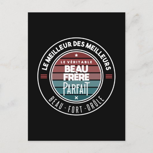 Le véritable beau frère parfait ポストカード (正面)