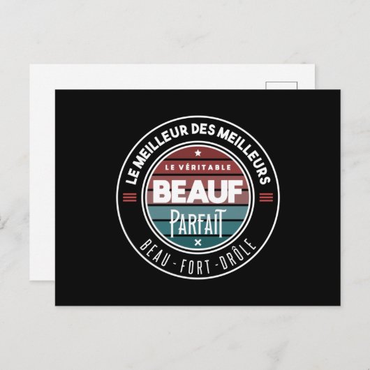 Le véritable beauf parfait ポストカード (正面/裏面)