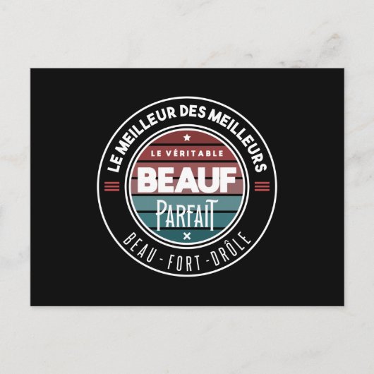 Le véritable beauf parfait ポストカード (正面)