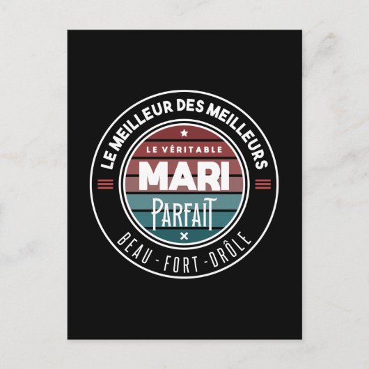 Le véritable mari parfait ポストカード (正面)