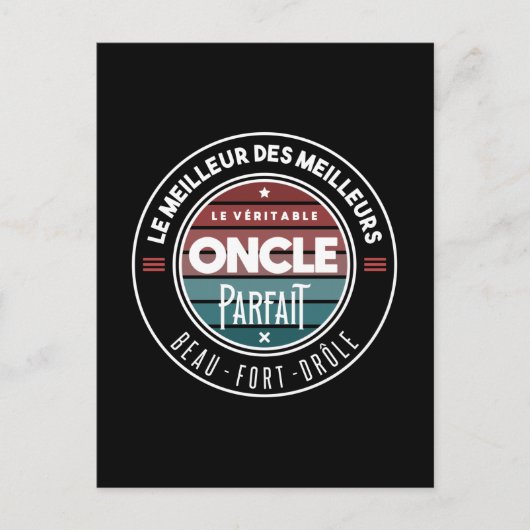 Le véritable oncle parfait ポストカード (正面)