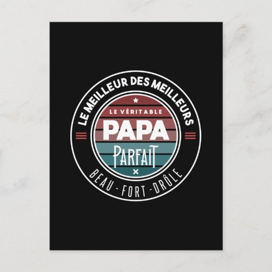 Le véritable papa parfait ポストカード (正面)