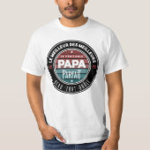 Le véritable papa parfait tシャツ (正面)