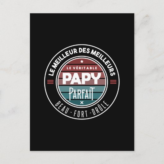 Le véritable papy parfait ポストカード (正面)